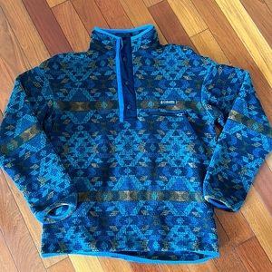 Mens medium Columbia fleece 1/4 button pullover